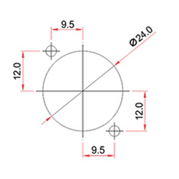 Enova 5-Pin XLR uros paneeliliitin, sort