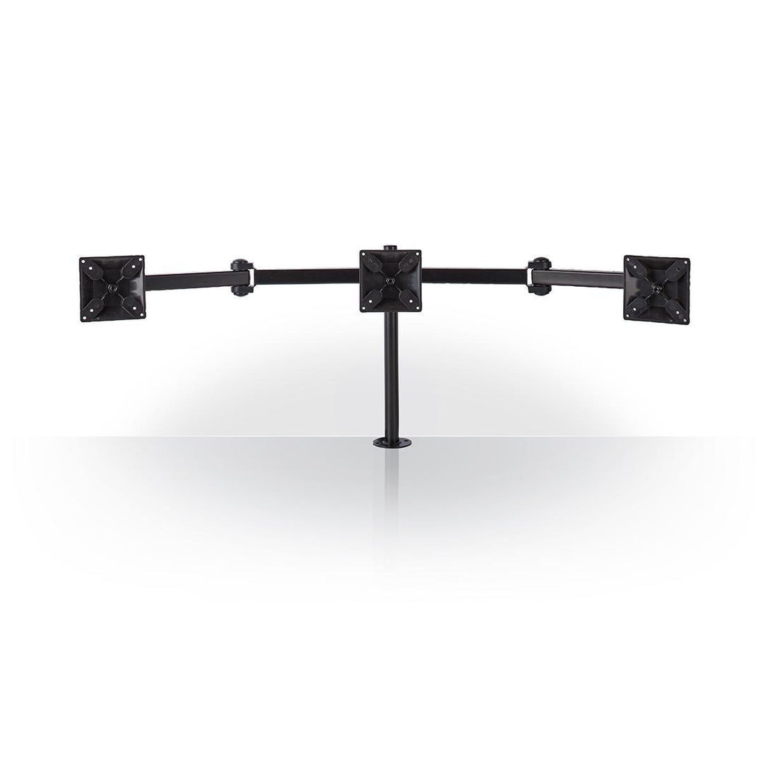 Ergonominen Näyttöteline 3 näytölle (14-24")