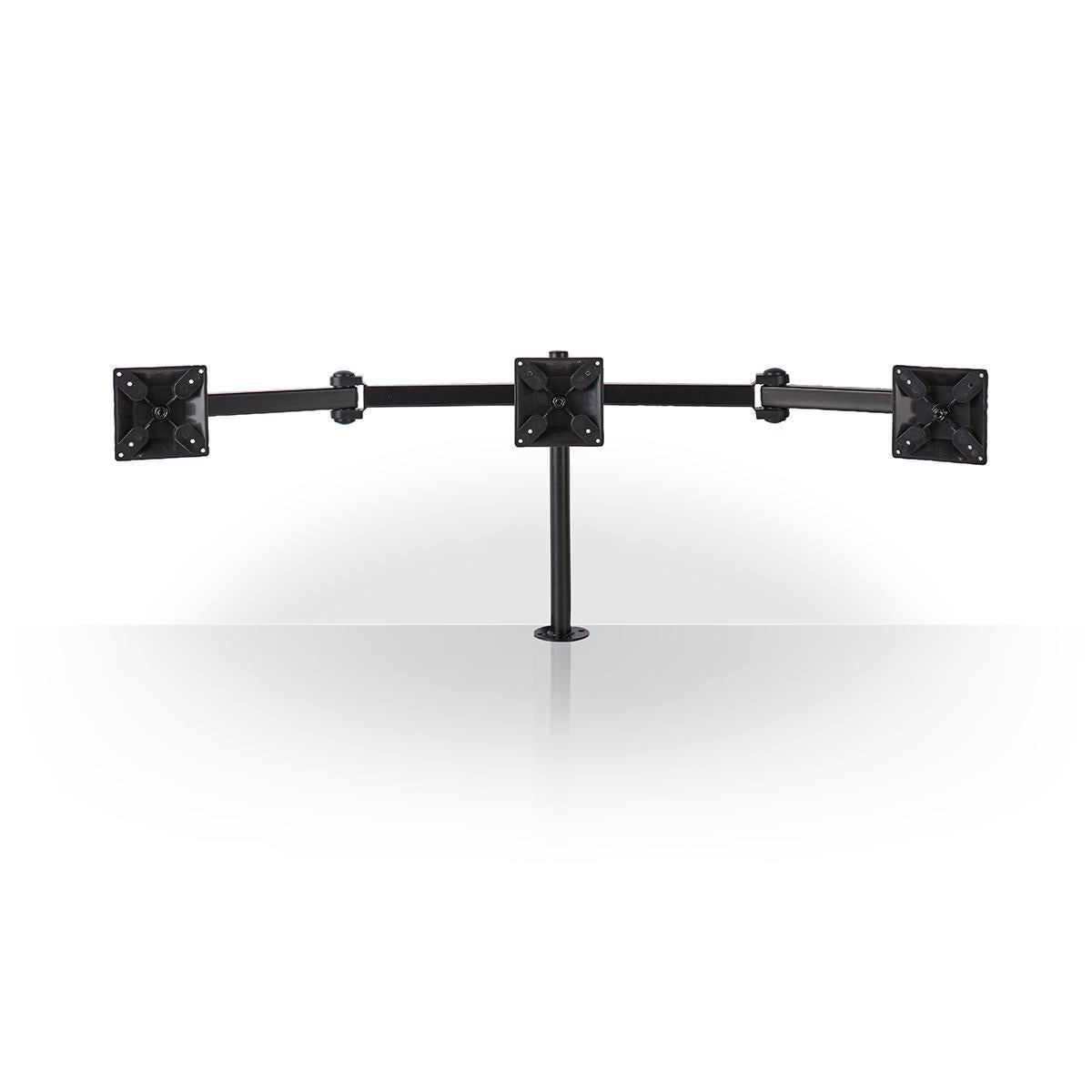 Ergonominen Näyttöteline 3 näytölle (14-24")