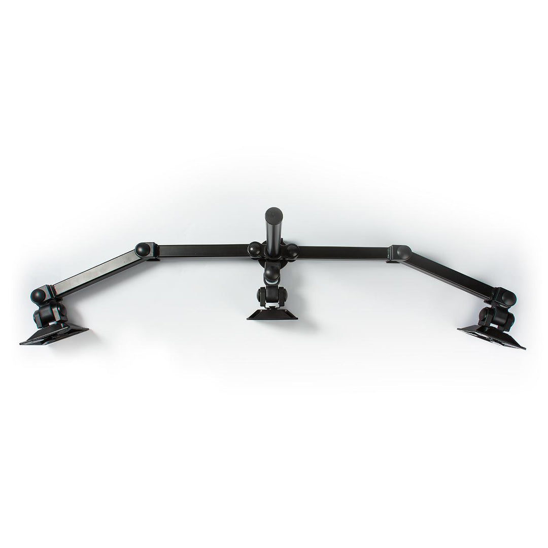 Ergonominen Näyttöteline 3 näytölle (14-24")