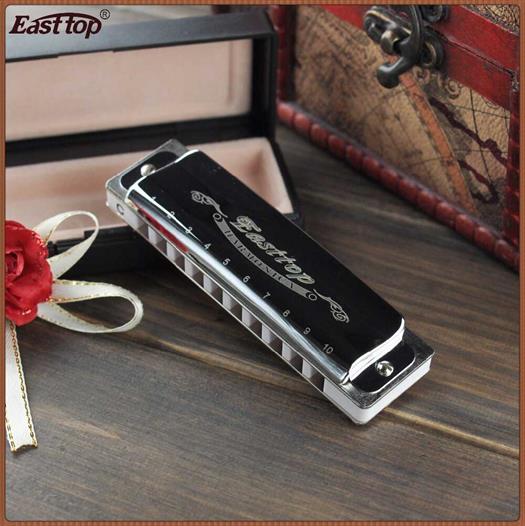 Easttop T008 Blues Harp Harmonikat (F, Hopea)