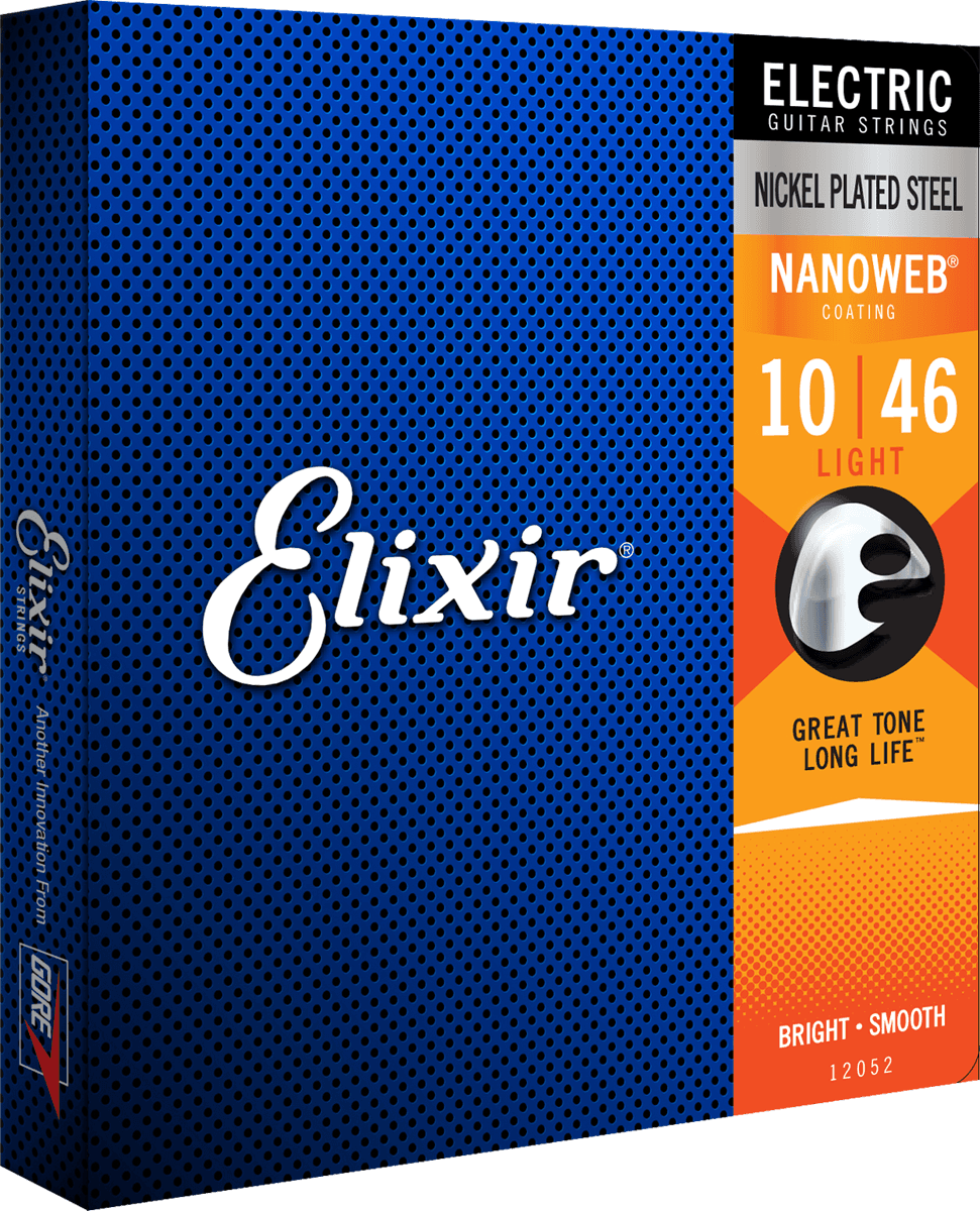 Elixir Nanoweb kitarajousi (Light, 10-46)