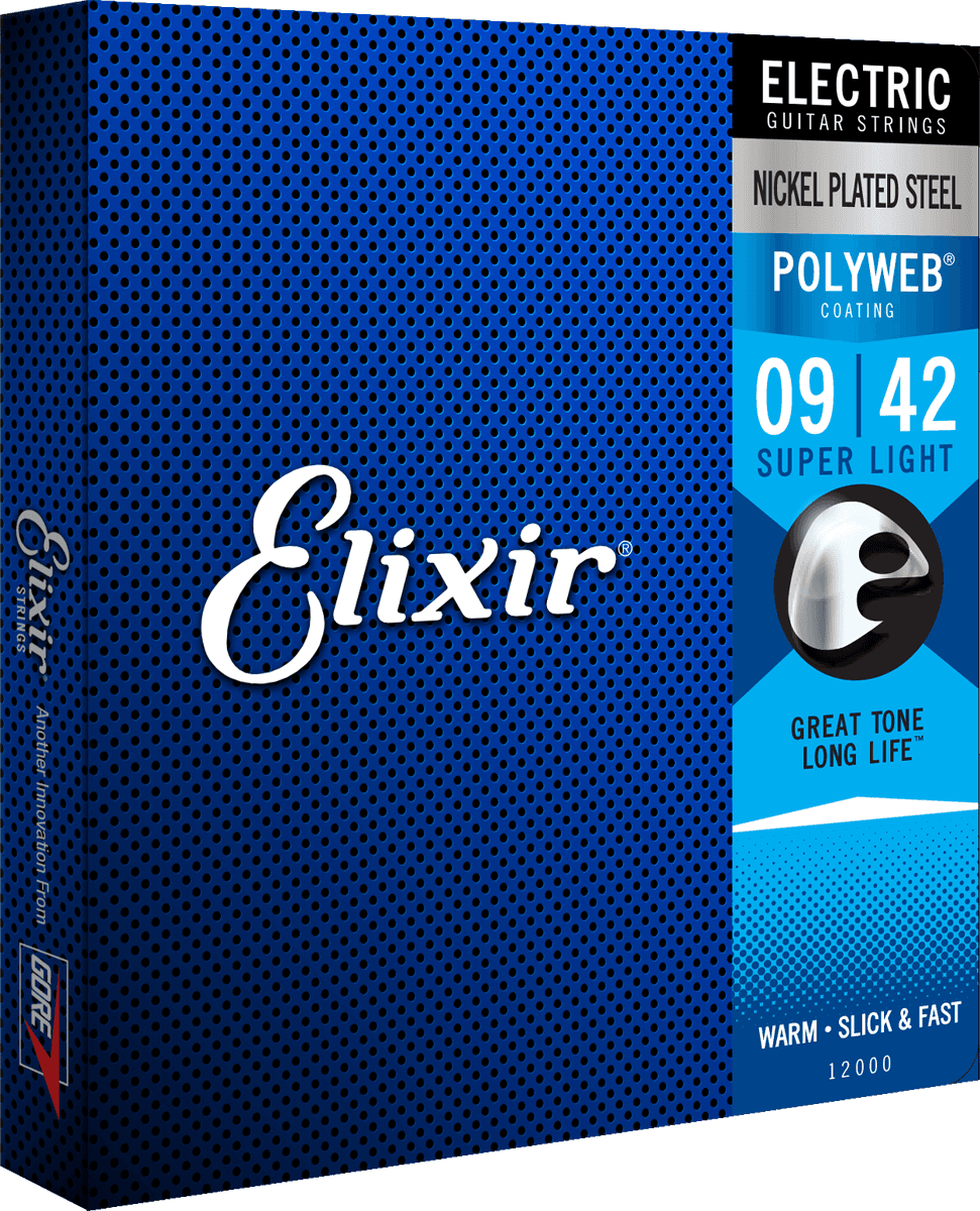Elixir Polyweb kitarajousi (Super Light, 09-42)