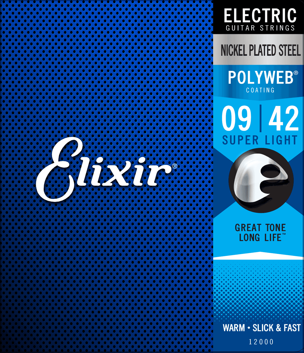Elixir Polyweb kitarajousi (Super Light, 09-42)