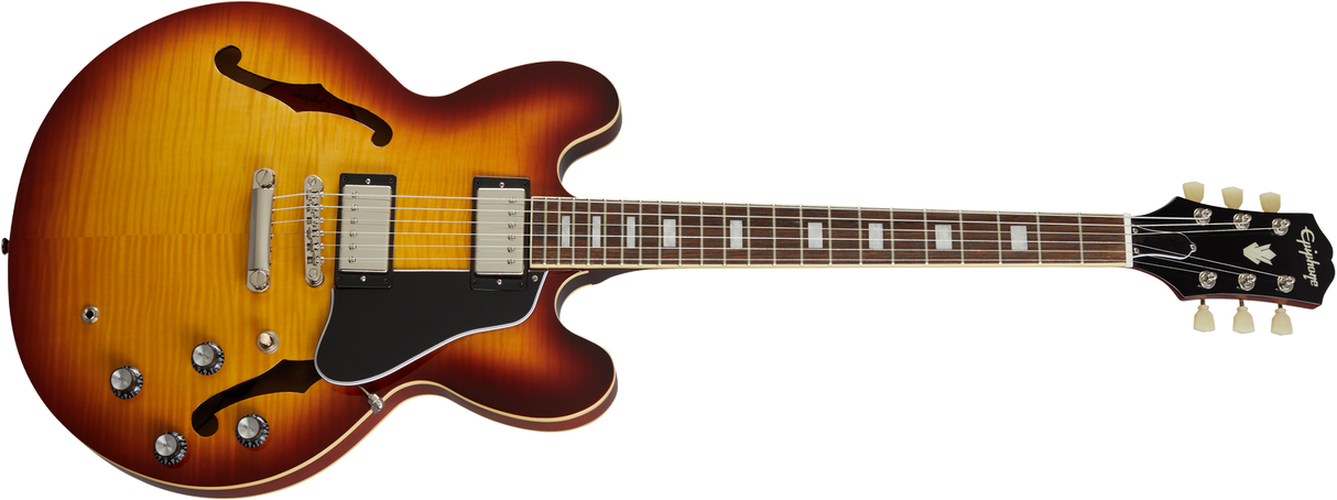 Epiphone ES-335 Figured sähkökitara (Raspberry Tea Burst)