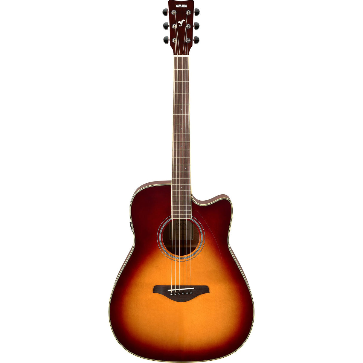 Yamaha FGC-TA TransAcoustic Western Guitar (Brown Sunburst)