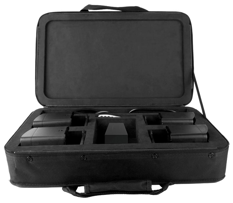 Chauvet FREEDOM H1 paristovalaisin 4 kpl kotelon kanssa (musta)