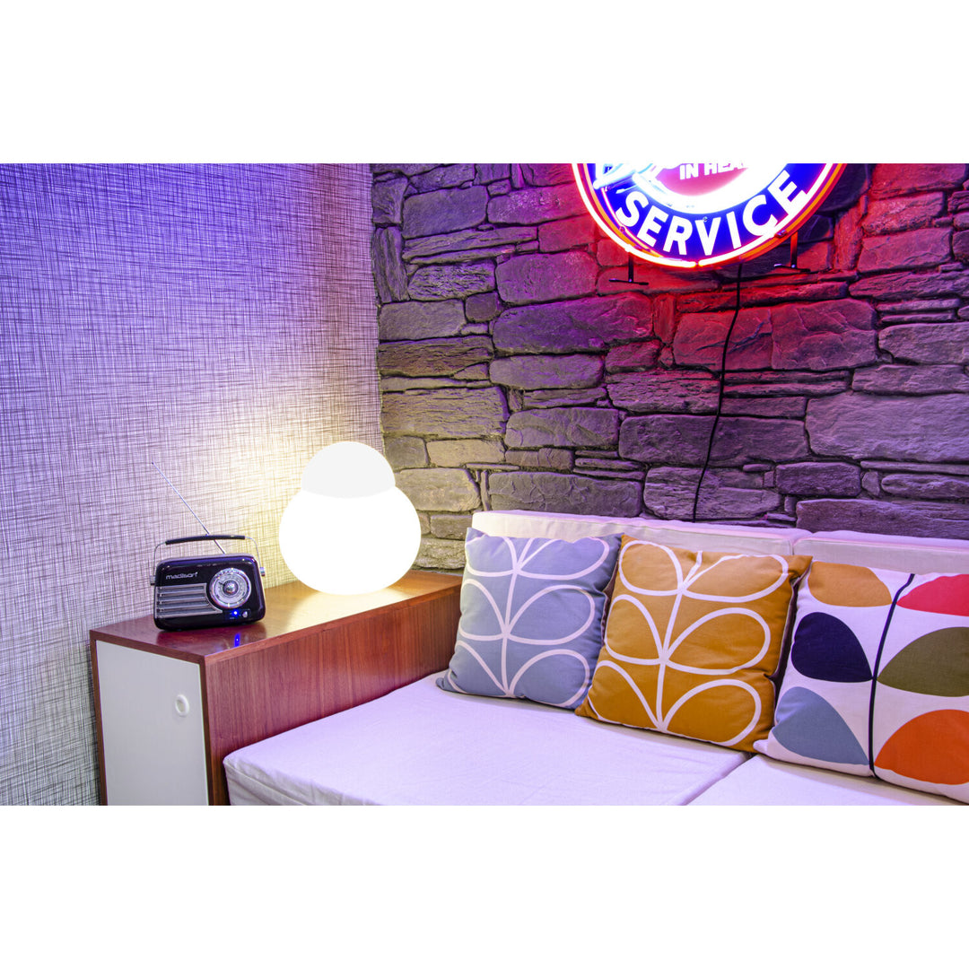 Madison Retro Radio Bluetoothilla ja FM:llä (Musta)