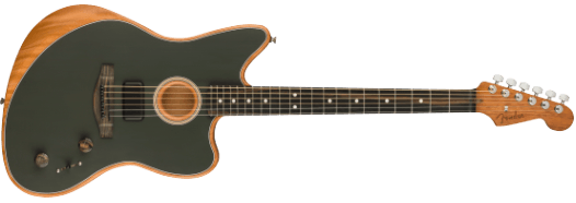 Fender American Acoustasonic Jazzmaster Sähkökitara (Tungsten)