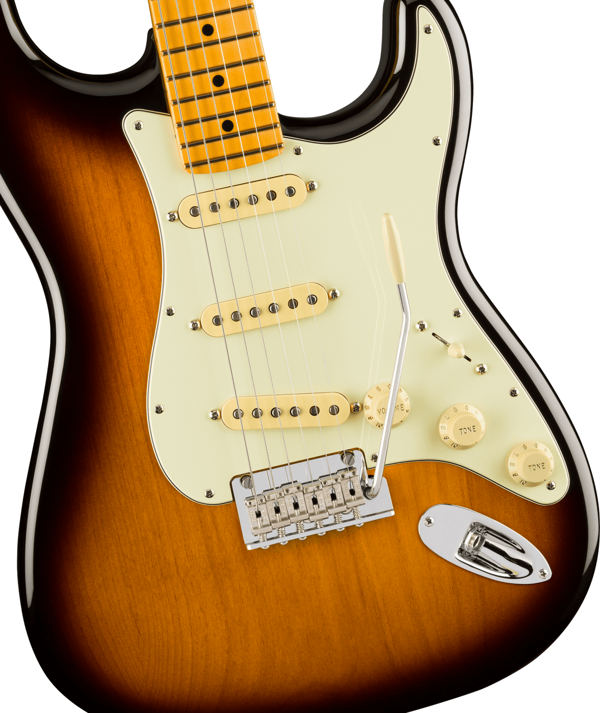 Fender Anniversary American Professional II Stratocaster Sähkökitara (2-värinen Sunburst)