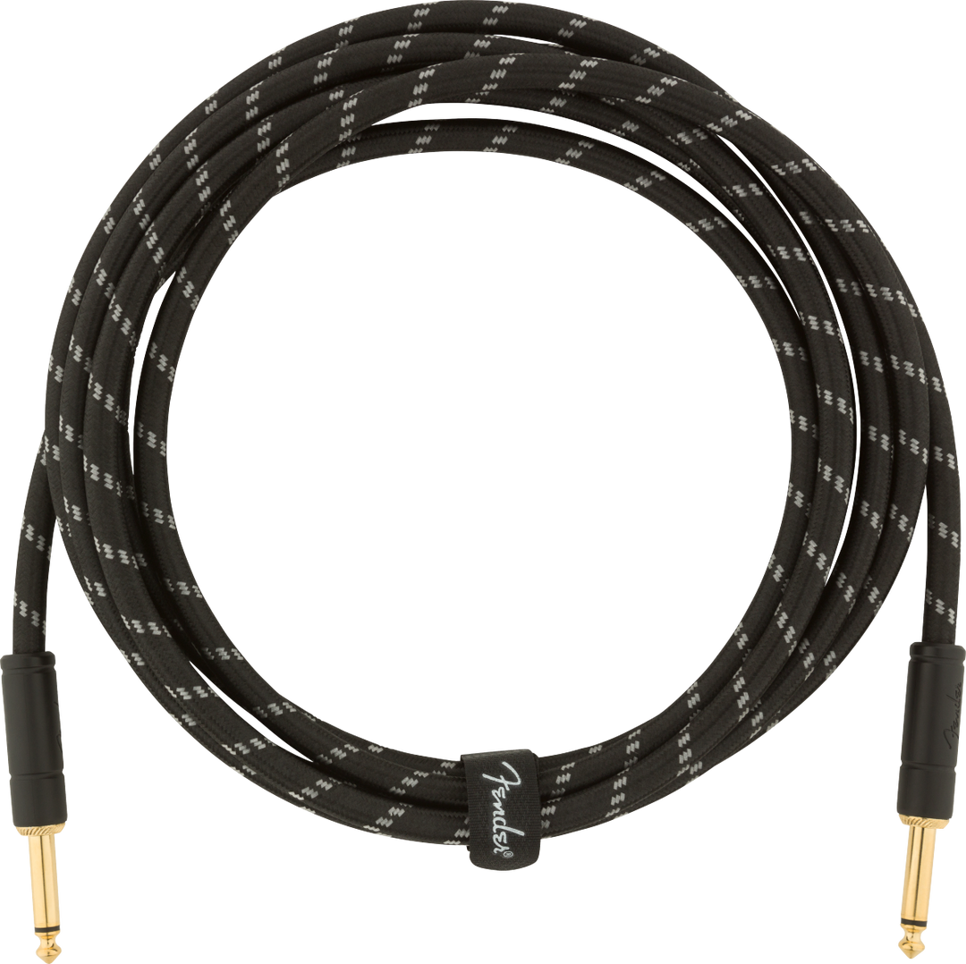 Fender Deluxe Kitarakaapeli (Black Tweed, 3m)
