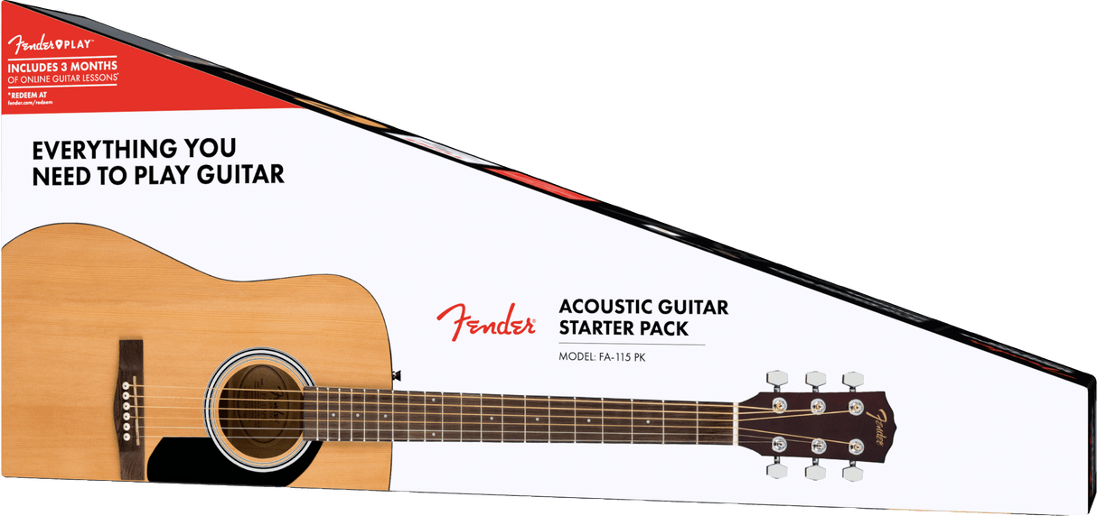Fender FA-115 Dreadnought Western Guitar Pack (Luonnollinen)
