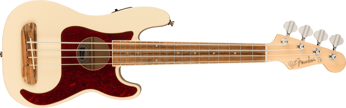 Fender Fullerton Precision Bass Ukulele (Olympic White)