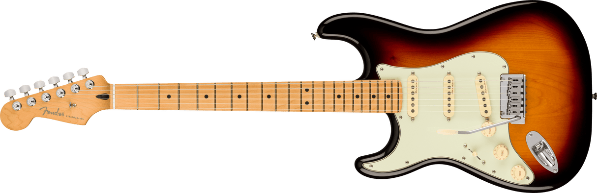 Fender Player Plus Stratocaster Vasenkätinen Sähkökitara (3-Color Sunburst)
