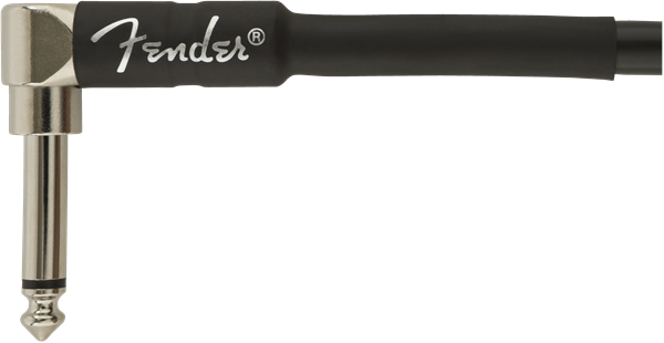 Fender Professional Kitarakaapeli Kulmapistoke (Sort, 3m)
