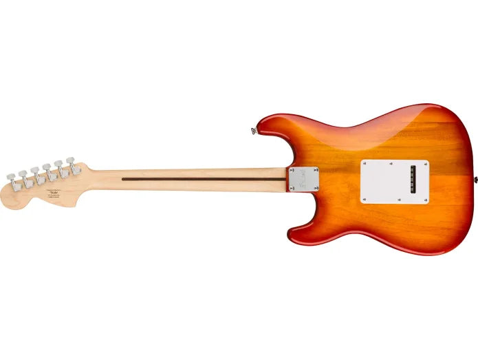 Fender Squier Affinity Stratocaster -sähkökitara-aloituspaketti (Sienna Sunburst)