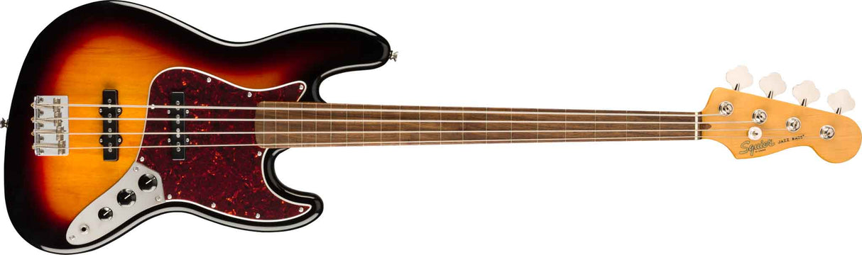 Fender Squier Classic Vibe '60s Jazz Electric Bass Fretless (Sunburst)