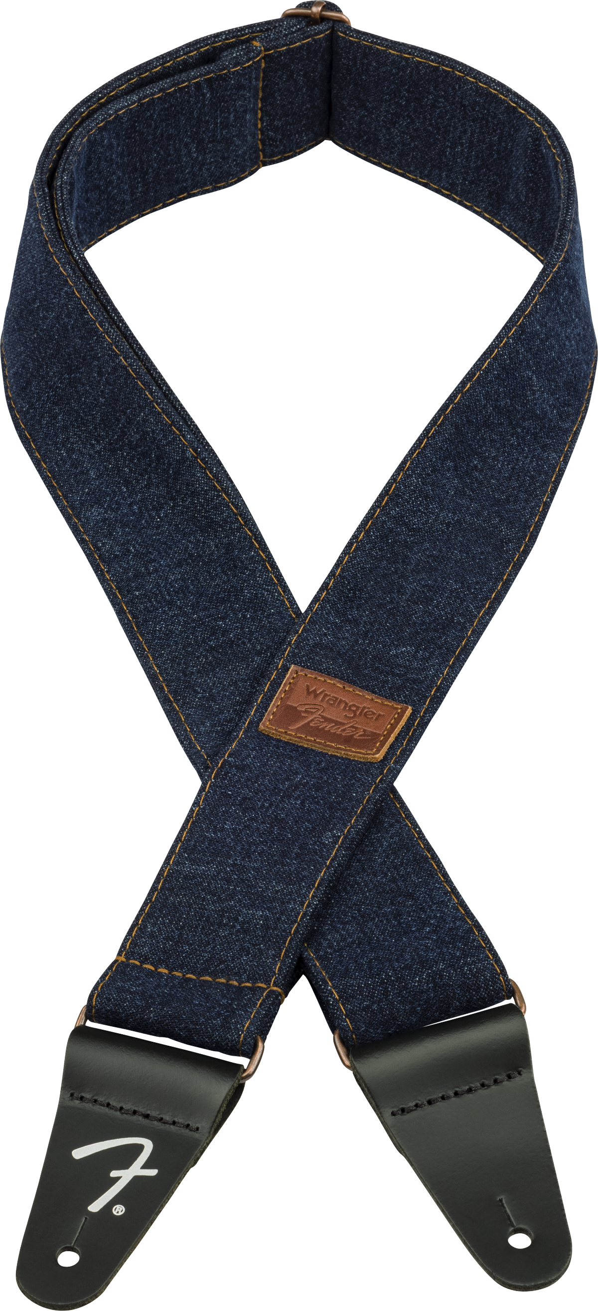 Fender x Wrangler Denim kitarahihna (Dark Indigo, 2")