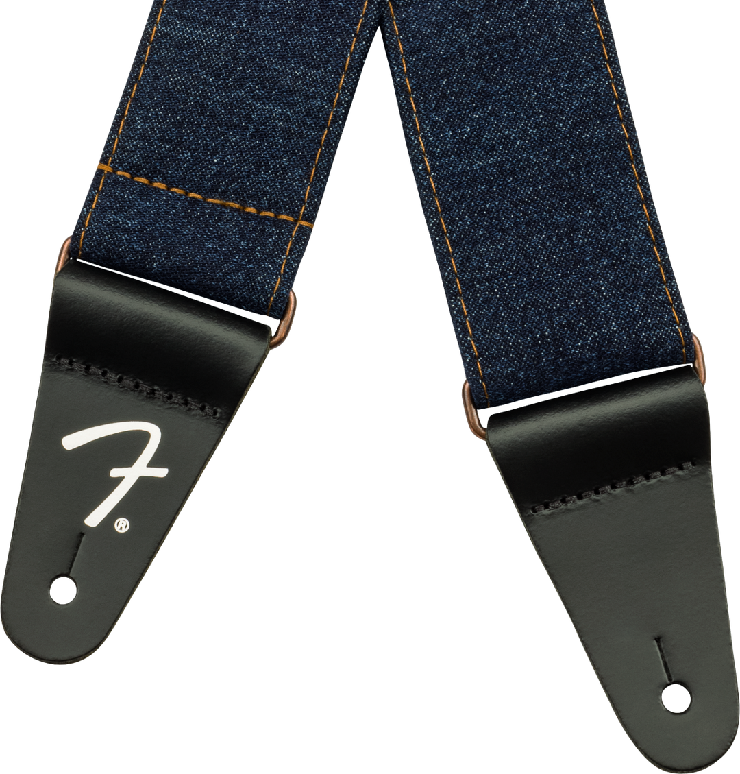 Fender x Wrangler Denim Kitarahihna (Dark Indigo, 2")