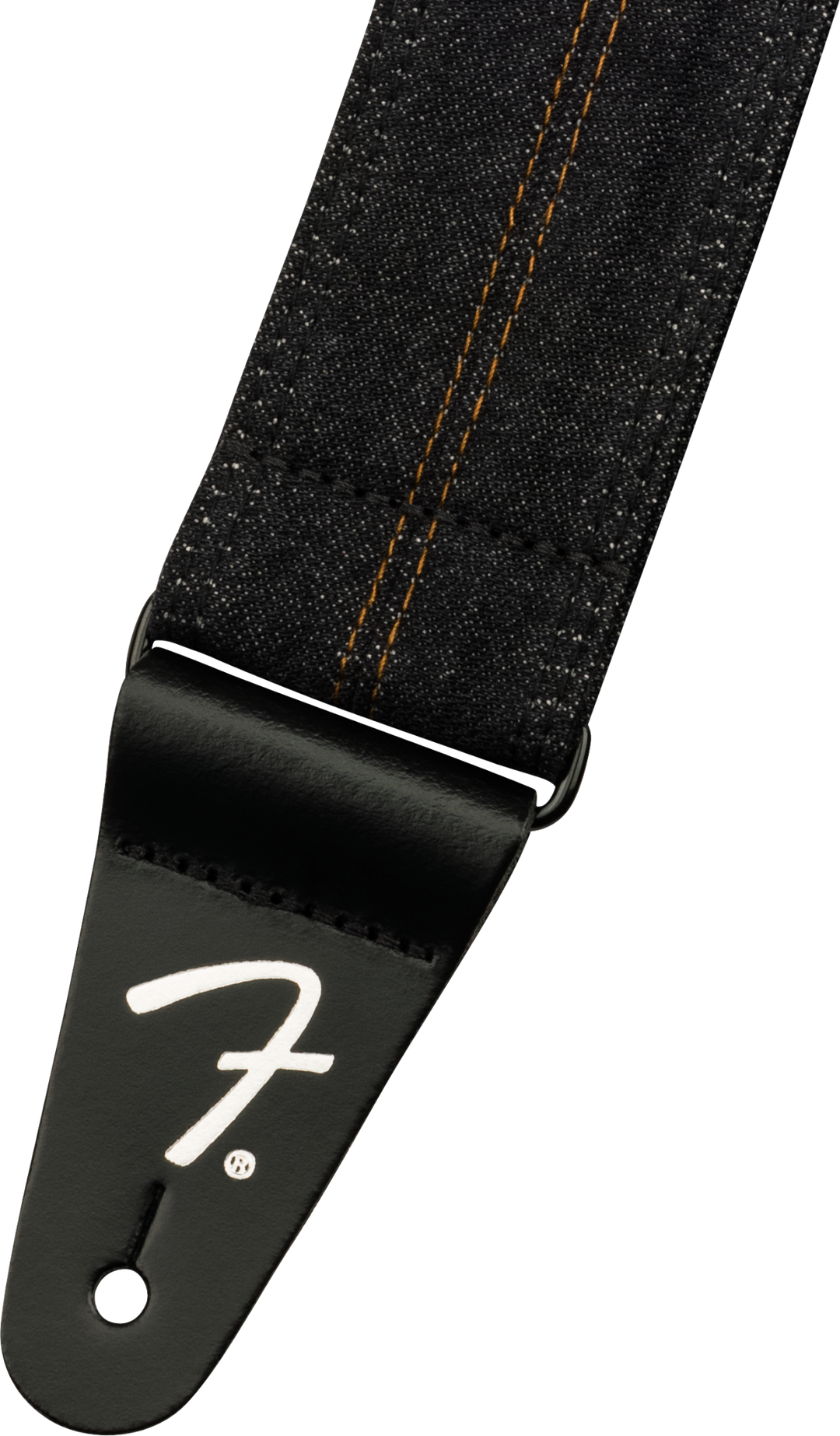 Fender x Wrangler Denim Kitarahihna (Washed Black Stitch, 2")