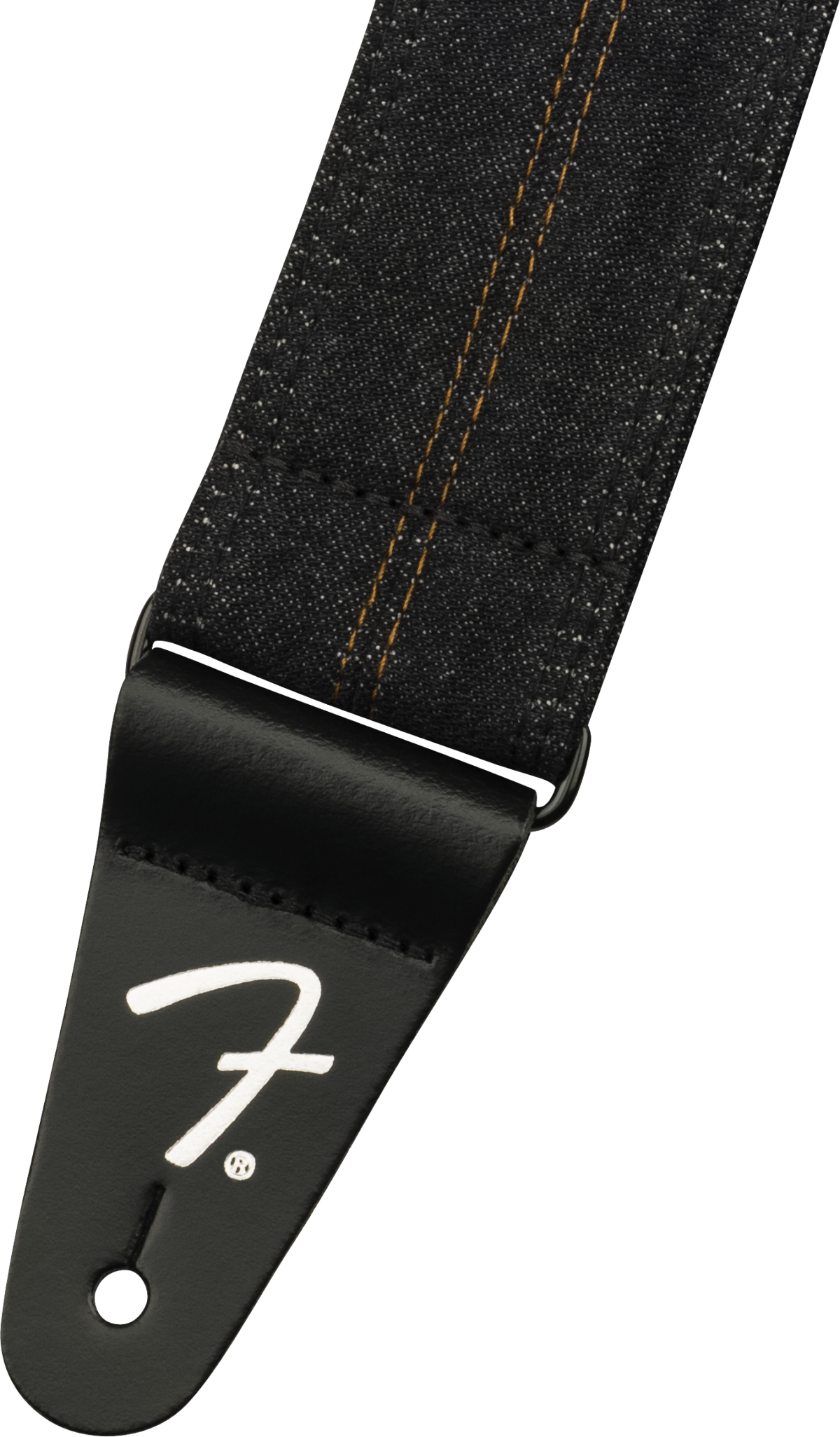 Fender x Wrangler Denim kitarahihna (pesty Black Stitch, 2")
