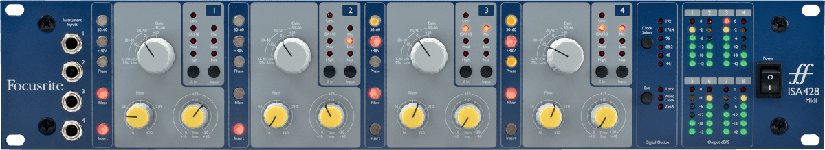 Focusrite ISA 428 mkII mikrofonin esivahvistin