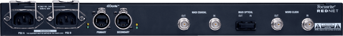 Focusrite RedNet D64R Dante Interface