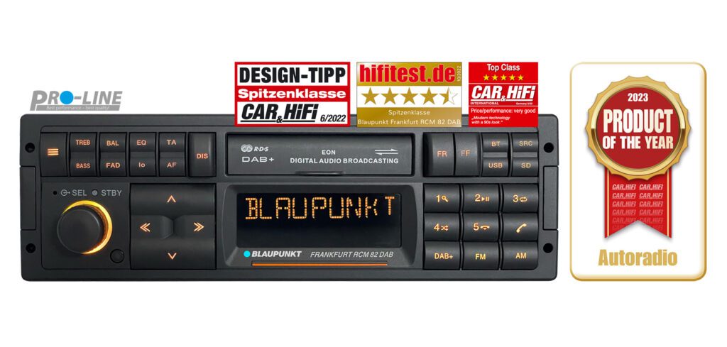 Blaupunkt Frankfurt RCM 82 Autoradio, jossa on DAB+ ja Bluetooth