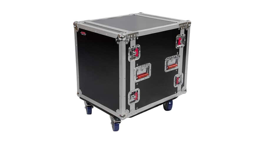 Gator G-TOUR 12U CAST rackcase 12U pyörillä