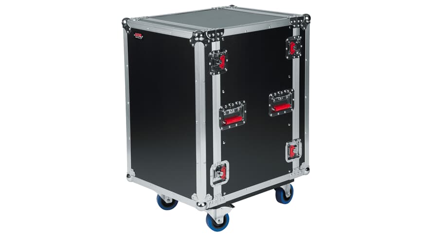 Gator G-TOUR 16U CAST rackcase 16U pyörillä