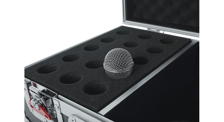 Gator G-TOUR M15 flightcase 15 mikrofonille
