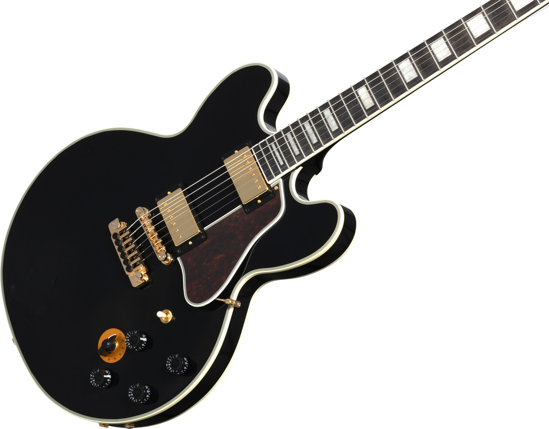 Epiphone B.B. King Lucille Sähkökitara Sis. EpiLite Kotelo (Ebony)