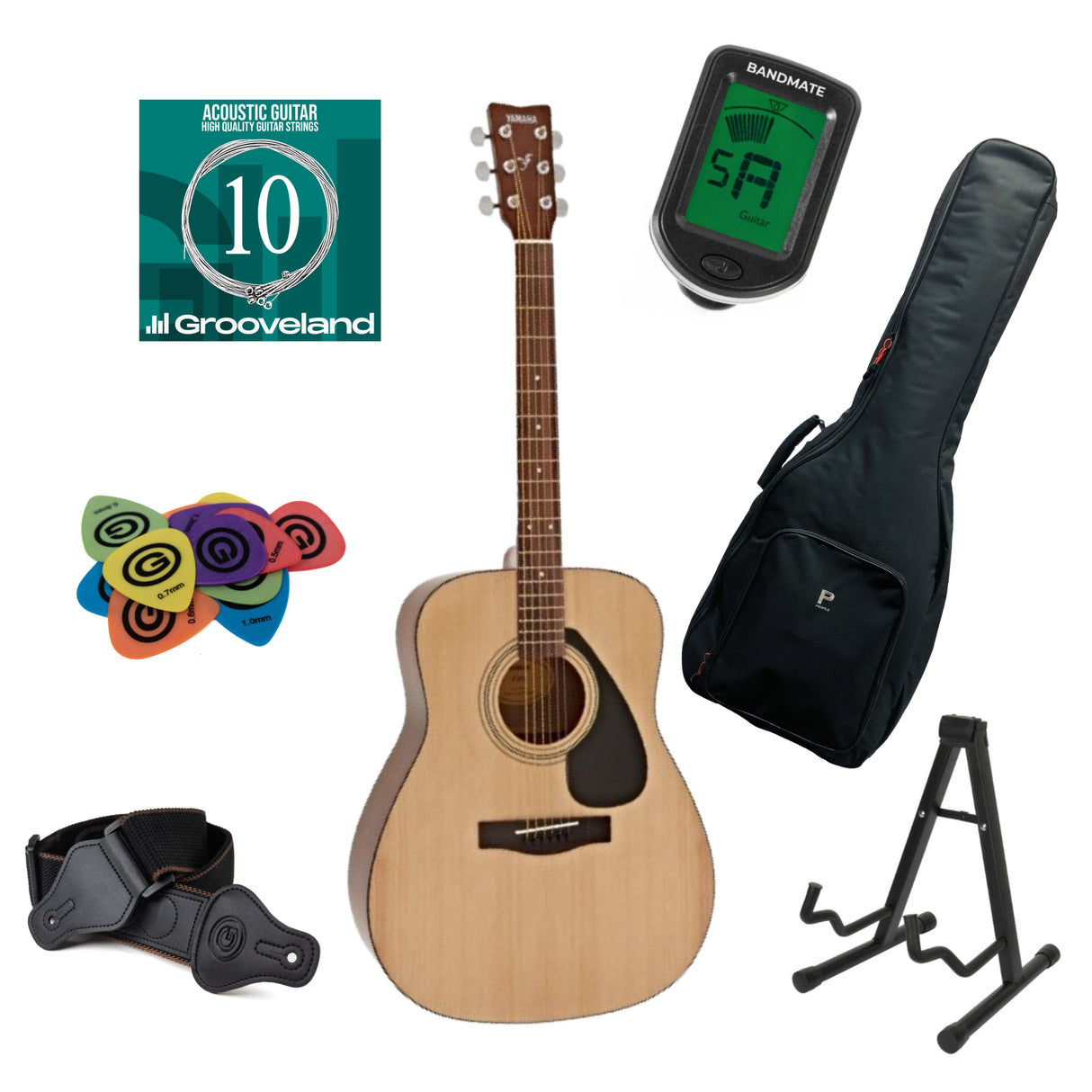 Yamaha F310 aloituspakkaus (luonnollinen)