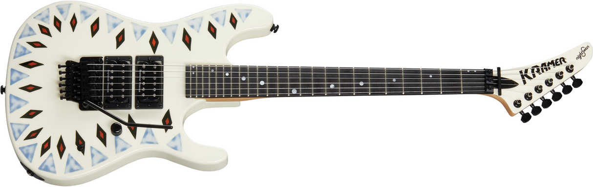 Kramer Guitars NightSwan Sähkökitara (Vintage White Aztec Graphic)
