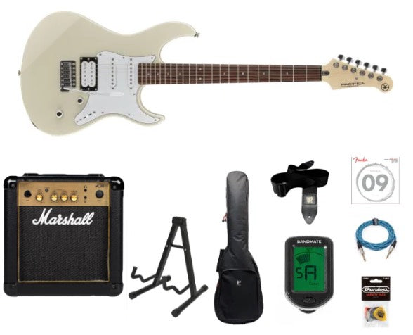 Yamaha Pacifica GPA112V Aloituspaketti (Vintage White)