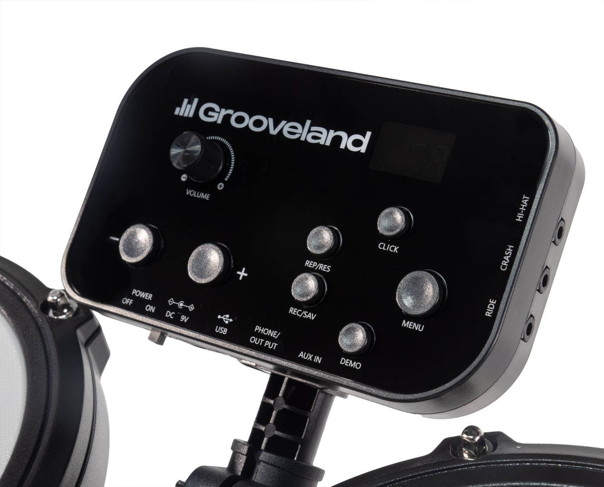 Grooveland ED100 sähköinen rumpusetti, täydellinen paketti