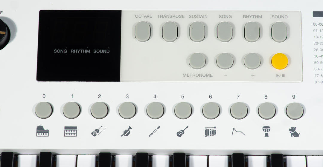 Grooveland E237 Kosketinsoittimet (Off White)