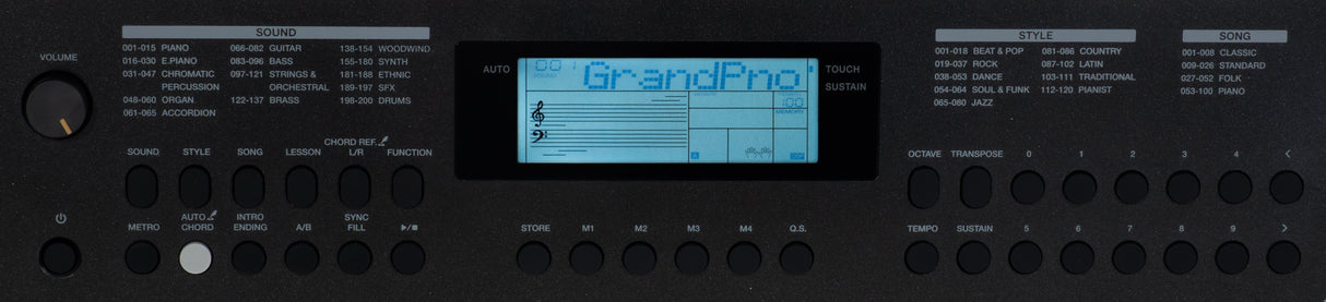 Grooveland E449 Kosketinsoittimet