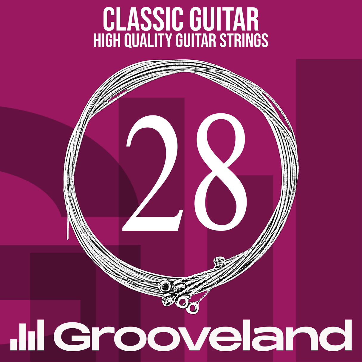 Grooveland AG10 Classic Nylon Kitaran Kielet