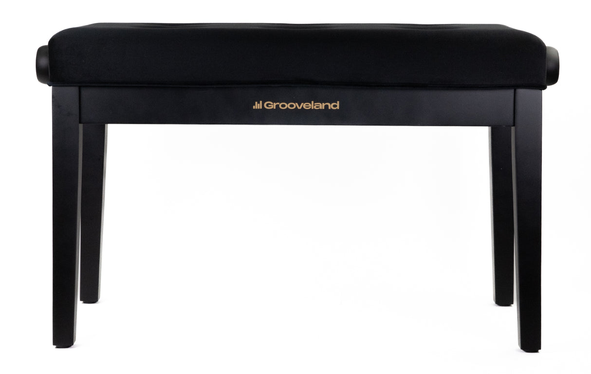 Grooveland KB320 Kaksinkertainen Pianopenkki (Matta Musta)