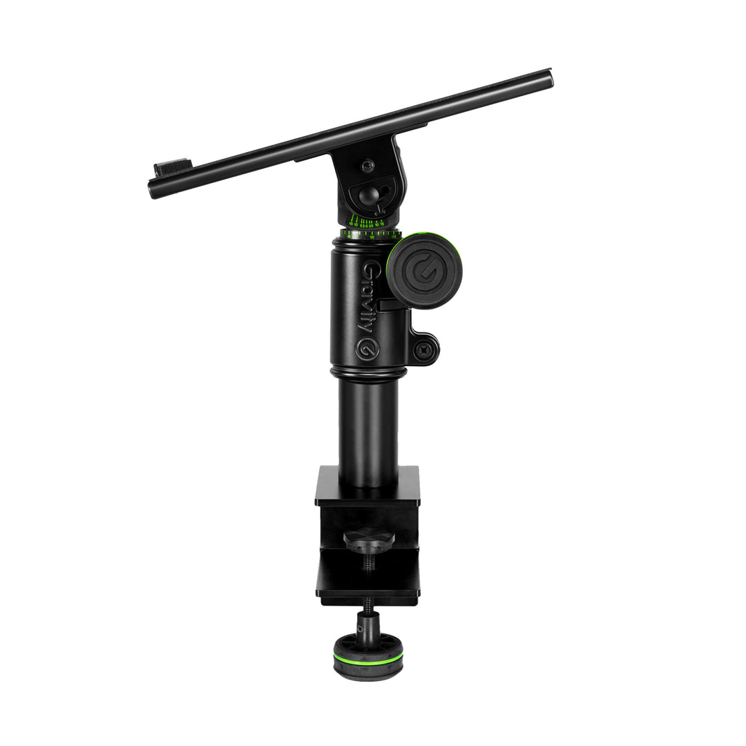 Gravity SP 3102 TM - Joustava studiomonitoritelinestand kiinnikkeellä pöytään