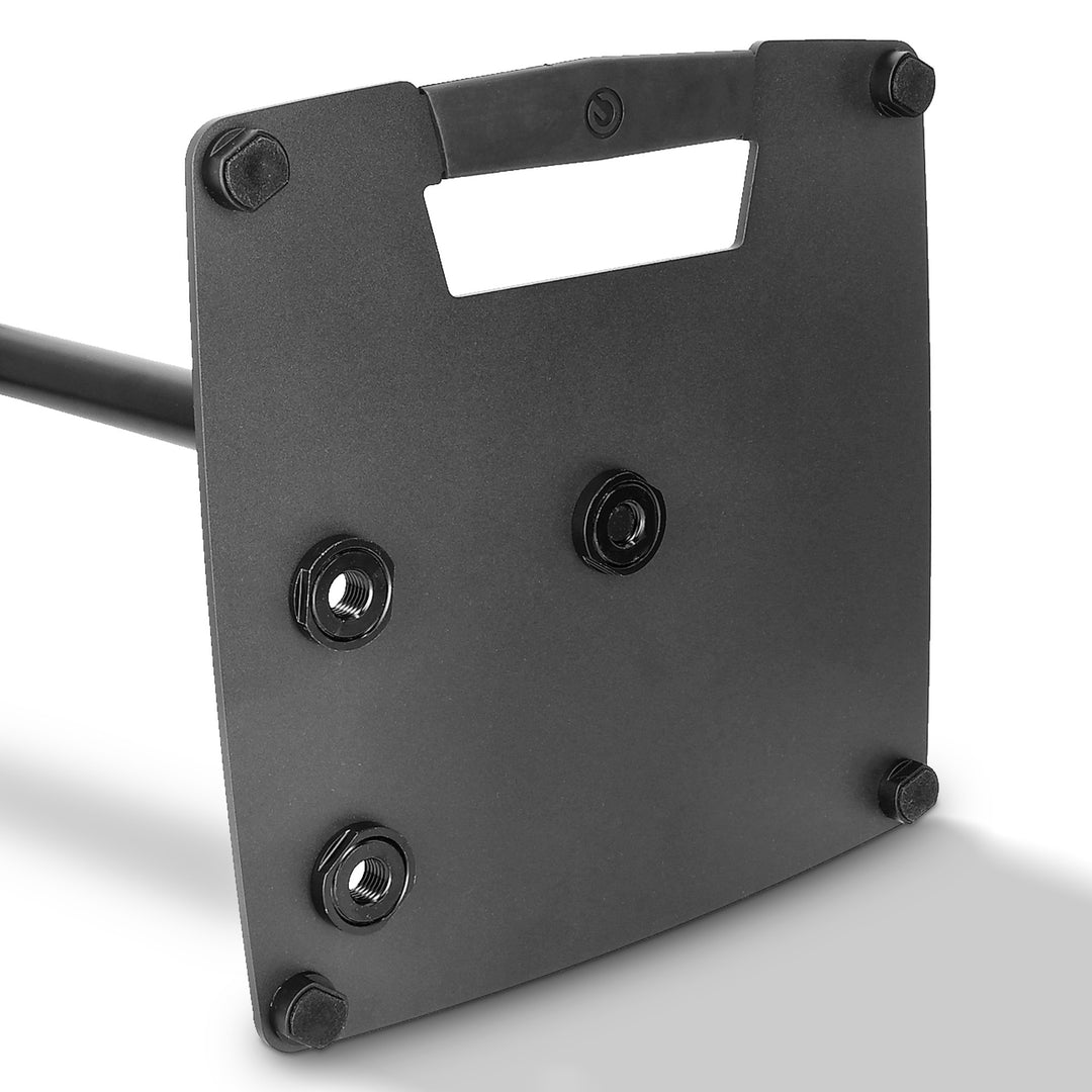 Gravity SP 3202 CS B – kaiutinteline studiomonitoreille, neliönmuotoinen teräsjalusta