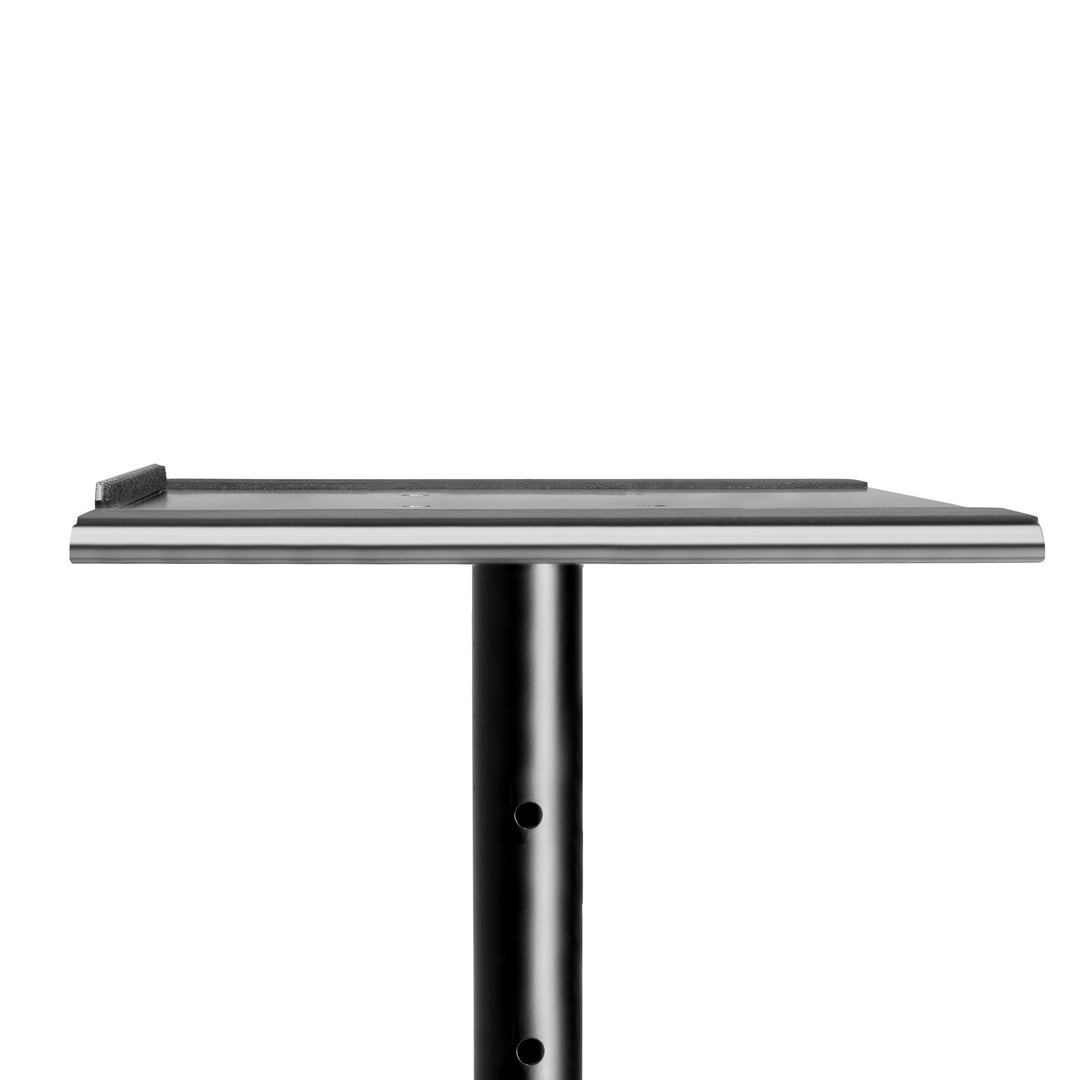 Gravity SP 3202 CS B – kaiutinteline studiomonitoreille, neliönmuotoinen teräsjalusta