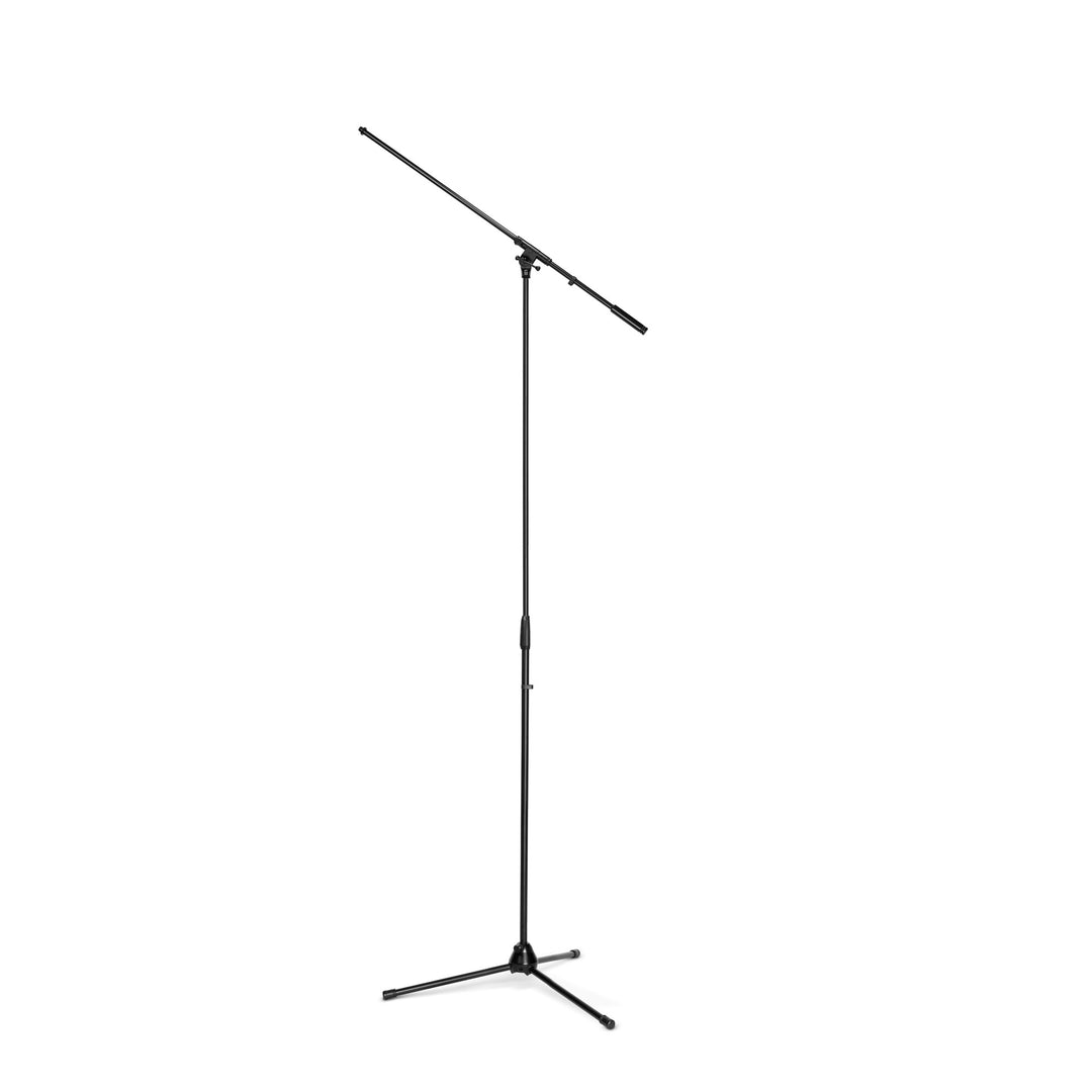 Gravity TMS 4321 OH B - Overhead-mikrofonistand kiertuekäyttöön, ekstraleveä taittuva kolmijalkateline ja erittäin pitkä boom-vara