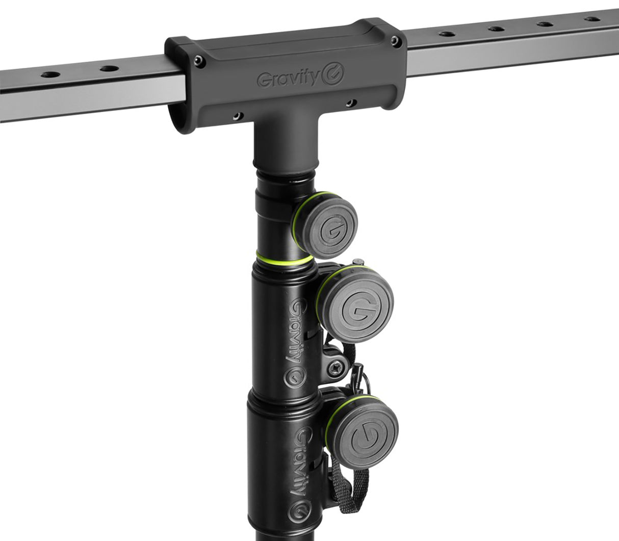 Painovoimainen valaisinjalusta T-tangolla (50kg, 3.25m)