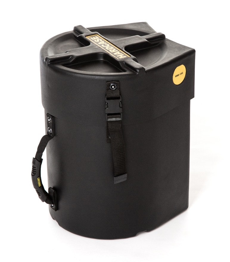 Hardcase 8"+10" tom-tom-yhdistelmälaukku