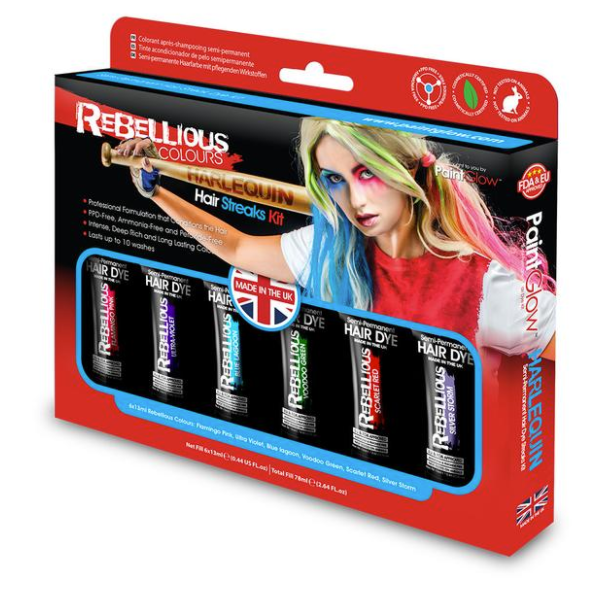 Harlequin semi-permanent hiusvärisetti