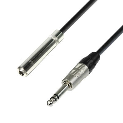 Kuulokkeiden jatkokaapeli 6,3mm Jack (3m)