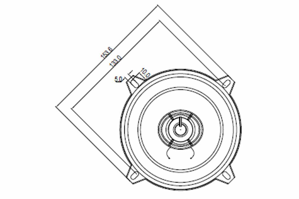 BLAUPUNKT ICx 542 2-tie Autokaiuttimet (13 cm, 5,4")