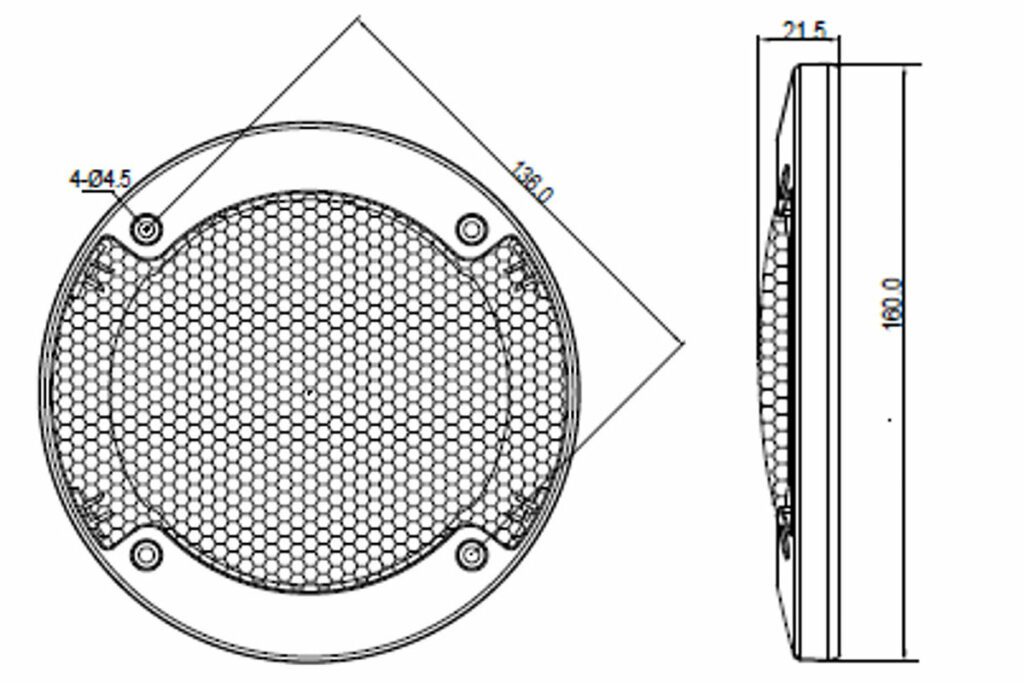 BLAUPUNKT ICx 542 2-tie Autokaiuttimet (13 cm, 5,4")